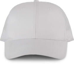 K-UP KP110 Oeko-Tex 6 paneles kamionos baseball sapka - white/white színben (kp110wh/wh-u)