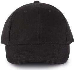 K-UP KP011 Orlando 6 paneles baseball sapka - black/black színben (kp011bl/bl-u)