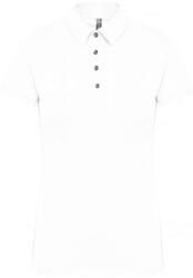 Kariban KA263 NŐI RÖVID UJJÚ JERSEY GALLÉROS PÓLÓ (ka263wh-2xl) - munkaruhakozpont