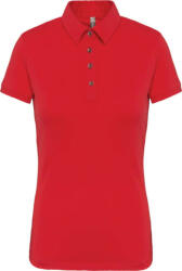 Kariban KA263 NŐI RÖVID UJJÚ JERSEY GALLÉROS PÓLÓ (ka263re-2xl) - munkaruhakozpont