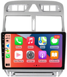 MKD Navigatie Peugeot307 2002-2013, 4GB RAM si 32GB ROM, Display QLED 9 inch, Wireless Carplay si Android Auto, Procesor Octacore, Slot sim 4G, Sunet DSP, Camera Marsarier (NA-C1859)