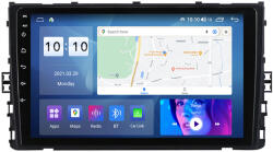 MKD Navigatie Volkswagen Golf Jetta Tiguan Passat Seat Skoda dupa 2018, 4GB RAM si 64GB ROM, Ecran QLED 9 inch, Android 12, Procesor Octacore, Slot sim 4G, Sunet DSP, Wireless Carplay si Andr (NA-C908)