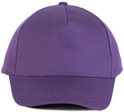 K-UP KP116 5 paneles pamut baseball sapka - purple színben (kp116pu-u)