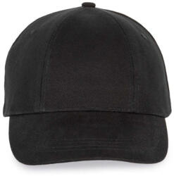 K-UP KP119 6 paneles nyomtatható baseball sapka - black színben (kp119bl-u)