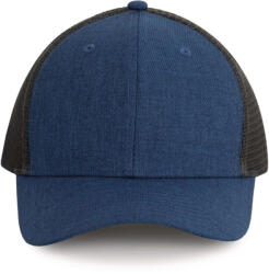 K-UP KP142 6 paneles kamionos baseball sapka - light navy heather/dark grey színben (kp142lnvh/dgr-u)