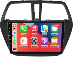 MKD Navigatie Suzuki S Cross 2012-2017, 4GB RAM si 32GB ROM, Display QLED 9 inch, Wireless Carplay si Android Auto, Procesor Octacore, Slot sim 4G, Sunet DSP, Camera Marsarier, Bluetooth, (NA-C2018)