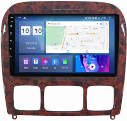 MKD Navigatie Mercedes S Class W220 1998-2005, 8GB RAM si 128GB ROM, Ecran QLED 9 inch, Android 12, Procesor Octacore, Slot sim 4G, Sunet DSP, Wireless Carplay si Android Auto, Camera M (NA-C619)