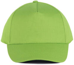 K-UP KP116 5 paneles pamut baseball sapka - lime színben (kp116li-u)