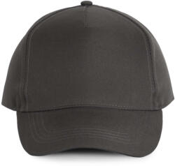 K-UP KP157 5 paneles poliészter baseball sapka - dark grey színben (kp157dg-u)
