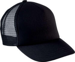 K-UP KP143 5 paneles gyerek kamionos baseball sapka - black színben (kp143bl-u)