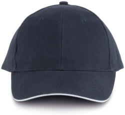 K-UP KP011 Orlando 6 paneles baseball sapka - navy/white színben (kp011nv/wh-u)