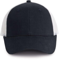 K-UP KP158 6 paneles hálós baseball sapka - navy/white színben (kp158nv/wh-u)