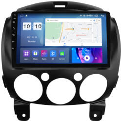 MKD Navigatie Mazda 2 2007-2014, 8GB RAM si 128GB ROM, Ecran QLED 9 inch, Android 12, Procesor Octacore, Slot sim 4G, Sunet DSP, Wireless Carplay si Android Auto, Camera Marsarier (NA-C1036)