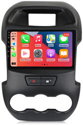 MKD Navigatie Ford Ranger 2011-2016, 8GB RAM si 128GB ROM, Ecran QLED 9 inch, Android 12, Procesor Octacore, Slot sim 4G, Sunet DSP, Wireless Carplay si Android Auto, Camera Marsarier (NA-C1183)