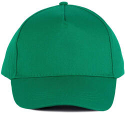 K-UP KP116 5 paneles pamut baseball sapka - kelly green színben (kp116kl-u)