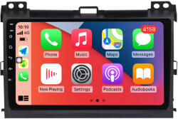 MKD Navigatie Toyota Land Cruiser Prado J120 2003-2009, 4GB RAM si 32GB ROM, Display QLED 9 inch, Wireless Carplay si Android Auto, Procesor Octacore, Slot sim 4G, Sunet DSP, Camer (NA-C1852)