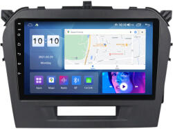 MKD Navigatie Suzuki Vitara 2014-2018, 8GB RAM si 128GB ROM, Ecran QLED 9 inch, Android 12, Procesor Octacore, Slot sim 4G, Sunet DSP, Wireless Carplay si Android Auto, Camera Marsarier (NA-C645)