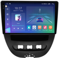 MKD Navigatie Peugeot107 si Citroen C1 2005-2015, Rezolutie 2K, Ecran QLED 10.5 inch, 8GB RAM si 128GB ROM, Android, Procesor Octacore, Slot sim 4G, Sunet DSP, Wireless Carplay si Android (NA-C1402)