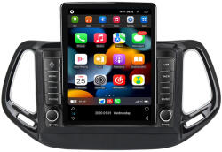 MKD Navigatie Jeep Compass 2016-2018, Ecran TESLA 9.5 inch, 4 GB RAM si 64 GB ROM, Slot Sim 4G, Procesor Octa Core, Carplay integrat, Procesor Sunet Digital DSP, Android, Aplicatii, Usb (NA-C1223)