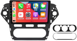 MKD Navigatie Ford Mondeo 2010-2014, Rezolutie 2K, Ecran QLED 9.5 inch, 8GB RAM si 128GB ROM, Android, Procesor Octacore, Slot sim 4G, Sunet DSP, Wireless Carplay (NA-C1444)