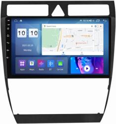MKD Navigatie Audi A6 C5 1997-2004, 8GB RAM si 128GB ROM, Ecran QLED 9 inch, Android 12, Procesor Octacore, Slot sim 4G, Sunet DSP, Wireless Carplay si Android Auto, Camera Marsarier (NA-C668)