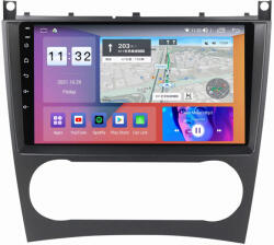 MKD Navigatie Mercedes Clasa C W203 Facelift si CLC 2004-2011, 8GB RAM si 128GB ROM, Ecran QLED 9 inch, Android 12, Procesor Octacore, Slot sim 4G, Sunet DSP, Wireless Carplay si Androi (NA-C1003)