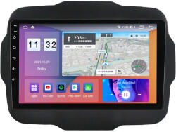 MKD Navigatie Jeep Renegade 2015-2021, 4GB RAM si 32GB ROM, Display QLED 9 inch, Wireless Carplay si Android Auto, Procesor Octacore, Slot sim 4G, Sunet DSP, Camera Marsarier, Bluetooth, (NA-C1953)