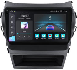 MKD Navigatie Hyundai Santa Fe IX45 2012-2017, Rezolutie 2K, Ecran QLED 9.5 inch, 8GB RAM si 128GB ROM, Android, Procesor Octacore, Slot sim 4G, Sunet DSP, Wireless Carplay (NA-C1407)