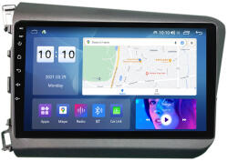 MKD Navigatie Honda Civic 2011-2015, 8GB RAM si 128GB ROM, Ecran QLED 9 inch, Android 12, Procesor Octacore, Slot sim 4G, Sunet DSP, Wireless Carplay si Android Auto, Camera Marsarier (NA-C626)