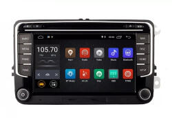 MKD Navigatie gama SKODA SEAT cu ecran 7 si DVD PLAYER, 4 GB RAM si 64 GB ROM, Slot Sim 4G, Procesor Octa Core, Carplay, Sunet DSP, Android, Aplicatii, Usb, Wi Fi, Bluetooth (NA-C412)