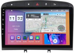 MKD Navigatie Peugeot308 408 (2008-2020), 4GB RAM si 64GB ROM, Ecran QLED 9 inch, Android 12, Procesor Octacore, Slot sim 4G, Sunet DSP, Wireless Carplay si Android Auto, Camera Marsarie (NA-C308)