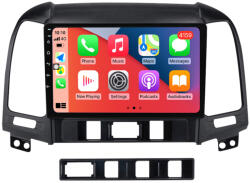 MKD Navigatie Hyundai Santa Fe 2006-2012, 4GB RAM si 32GB ROM, Display QLED 9 inch, Wireless Carplay si Android Auto, Procesor Octacore, Slot sim 4G, Sunet DSP, Camera Marsarier, (NA-C1865)