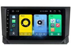 MKD Navigatie Seat Ibiza (2017-2020), 4GB RAM si 64GB ROM, Ecran QLED 9 inch, Android 12, Procesor Octacore, Slot sim 4G, Sunet DSP, Wireless Carplay si Android Auto, Camera Marsarier (NA-C287)