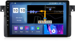 MKD Navigatie BMW E46 1999-2006, 8GB RAM si 128GB ROM, Ecran QLED 9 inch, Android 12, Procesor Octacore, Slot sim 4G, Sunet DSP, Wireless Carplay si Android Auto, Camera Marsarier (NA-C610)