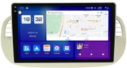 MKD Navigatie Fiat 500 2007-2015, Rezolutie 2K, Ecran QLED 9.5 inch, 8GB RAM si 128GB ROM, Android, Procesor Octacore, Slot sim 4G, Sunet DSP, Wireless Carplay (NA-C1478)
