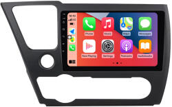 MKD Navigatie Honda Civic 2013-2016, 8GB RAM si 128GB ROM, Ecran QLED 9 inch, Android 12, Procesor Octacore, Slot sim 4G, Sunet DSP, Wireless Carplay si Android Auto, Camera Marsarier (NA-C1207)
