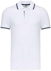 Kariban KA245 FÉRFI RÖVID UJJÚ GALLÉROS PÓLÓ (ka245wh-nv-3xl)