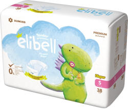 STERIWUND Elibell Scutece pentru copii, 4-8 kg (38 buc. )