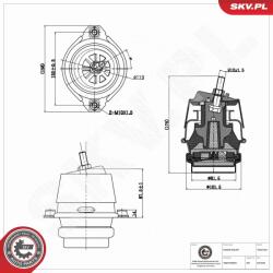 ESEN SKV Suport motor ESEN SKV 75SKV303 (75SKV303)