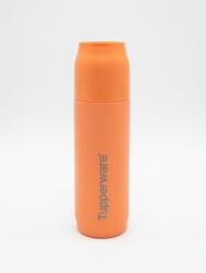 Tupperware fém termosz 520 ml - hőtartó palack narancs