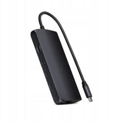 Satechi Usb-c Multiport Adapter 8K Usb-c, Hdmi, 3x Usb 3.2 Gen2 10Gbps, Sd (SATST-P8KEDGPARTSPL)