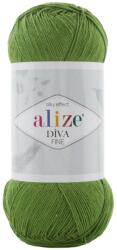  Diva FINE 210 - zöld (Vékony horgolófonal, selymes) (df210)