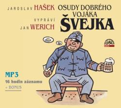 Supraphon Osudy dobrého vojáka Švejka (Hašek - Werich Jan) - 2CD (MP3) (019279)