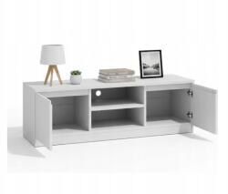 Topeshop Modern Rtv Asztal Mályva 120 cm Fehér Minimalista Design (TS-0117)