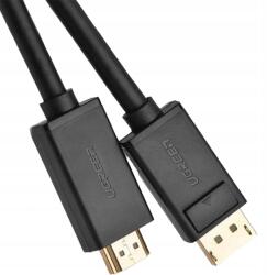 UGREEN DisplayPort Ugreen kábel Hdmi 4K 30Hz, Uhd, strapabíró, 2 m, aranyozott (10202)