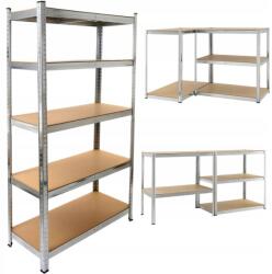 Malatec Könyvespolc Fém Polc Irodai Szekrény Ipari 180cm x 90cm x 40 cm (00023768)