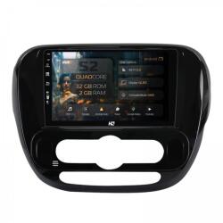 HUB64 Navigatie Kia Soul (2014-2019) 2GB RAM Android GPS Wi-FI Carplay Android Auto USB Bluetooth Radio Waze Touchscreen 9 Inch (HB-649002+AD-BGRKIT233-V2)