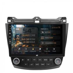 Alemarauto Navigatie Honda Accord 7 (2005-2008) 4GB RAM Android 13 Quadcore DSP GPS Wi-FI Carplay Android Auto USB Bluetooth Waze Touchscreen 10.1 Inch (HB-6410004L+AD-BGRKIT012)