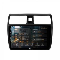 Alemarauto Navigatie Suzuki Swift (2003-2010) 4GB RAM Android 13 Octacore Slot Sim 4G DSP GPS Wi-FI Carplay Android Auto USB Bluetooth Waze Touchscreen 9 inch (HB-6410004+AD-BGRKIT301)