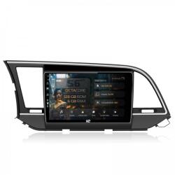 Alemarauto Navigatie Hyundai Elantra (2015-2018) 6GB RAM Android 13 Octacore Slot Sim 4G DSP GPS Wi-FI Carplay Android Auto USB Bluetooth Waze Touchscreen 9 Inch (HB-649006+AD-BGRKIT180)